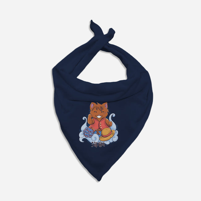 Pirate Maneki Neko-Cat-Bandana-Pet Collar-ellr