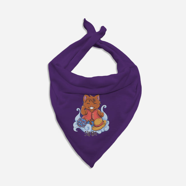 Pirate Maneki Neko-Dog-Bandana-Pet Collar-ellr