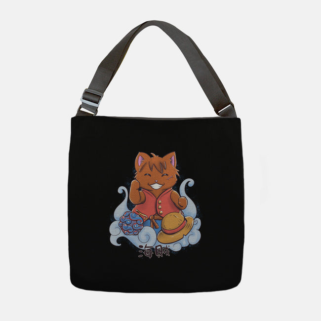 Pirate Maneki Neko-None-Adjustable Tote-Bag-ellr