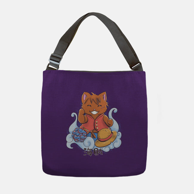 Pirate Maneki Neko-None-Adjustable Tote-Bag-ellr