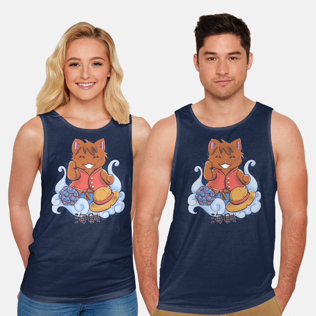 Pirate Maneki Neko-Unisex-Basic-Tank-ellr