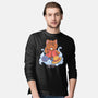 Pirate Maneki Neko-Mens-Long Sleeved-Tee-ellr