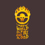 My World Is Fire-None-Glossy-Sticker-demonigote