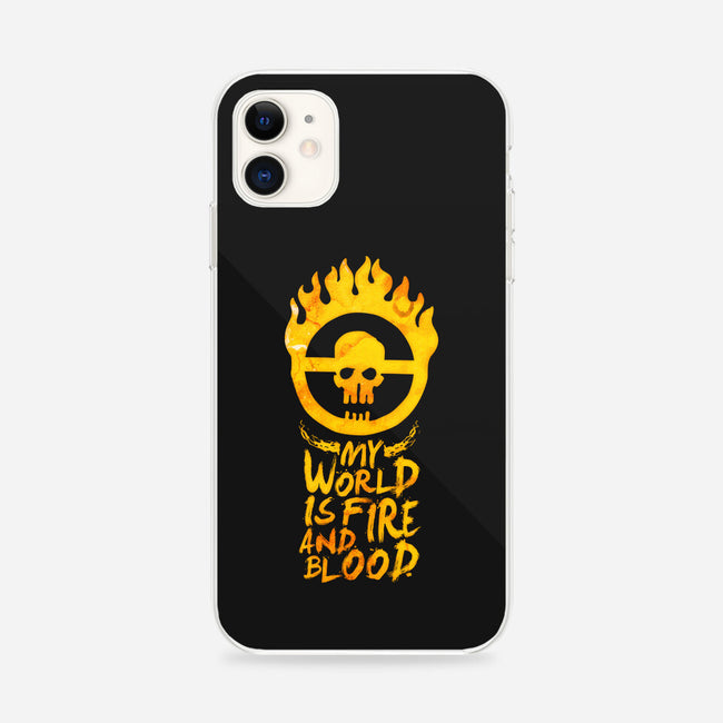 My World Is Fire-iPhone-Snap-Phone Case-demonigote
