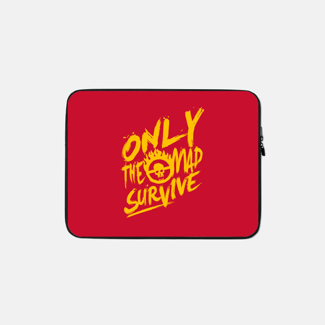 Only The Mad-None-Zippered-Laptop Sleeve-demonigote