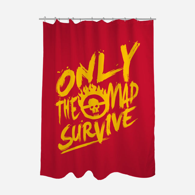 Only The Mad-None-Polyester-Shower Curtain-demonigote