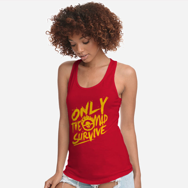 Only The Mad-Womens-Racerback-Tank-demonigote