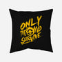 Only The Mad-None-Removable Cover-Throw Pillow-demonigote