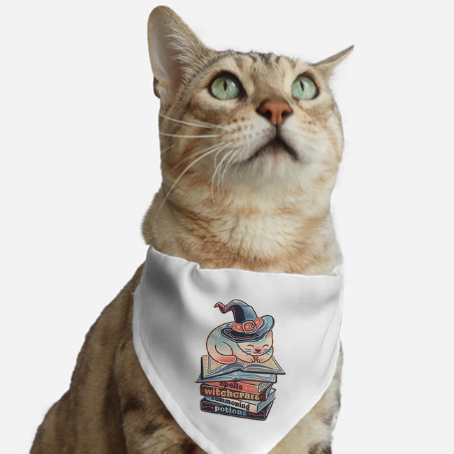 Reading Books Is Fun-Cat-Adjustable-Pet Collar-glitchygorilla