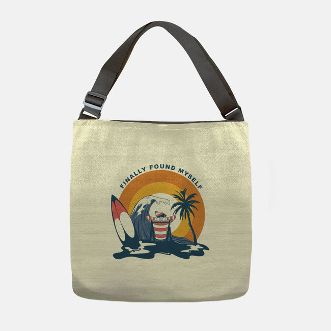 Finally Found Myself-None-Adjustable Tote-Bag-Claudia