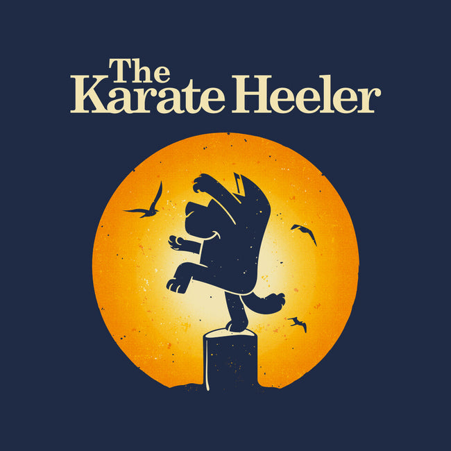 The Karate Heeler-None-Non-Removable Cover w Insert-Throw Pillow-retrodivision