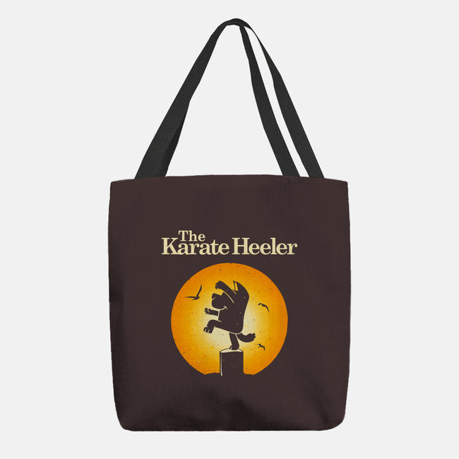 The Karate Heeler-None-Basic Tote-Bag-retrodivision