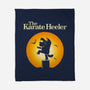 The Karate Heeler-None-Fleece-Blanket-retrodivision