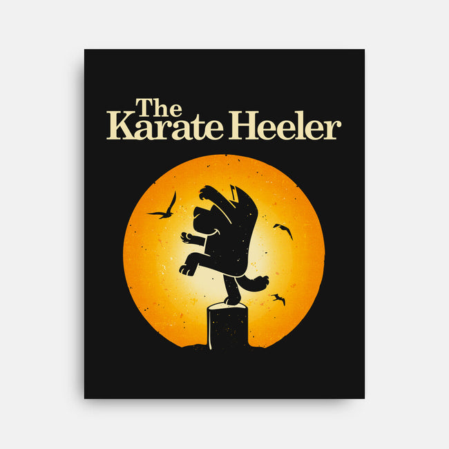 The Karate Heeler-None-Stretched-Canvas-retrodivision