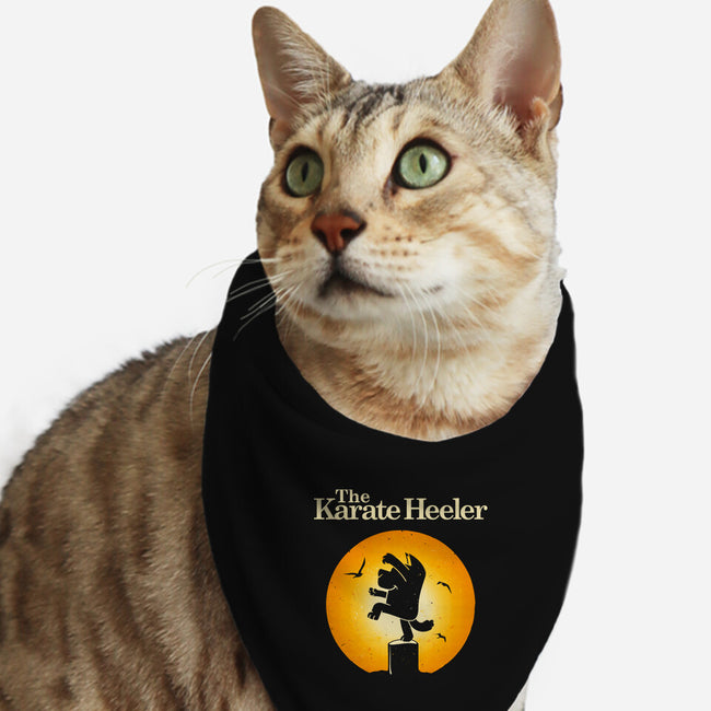 The Karate Heeler-Cat-Bandana-Pet Collar-retrodivision