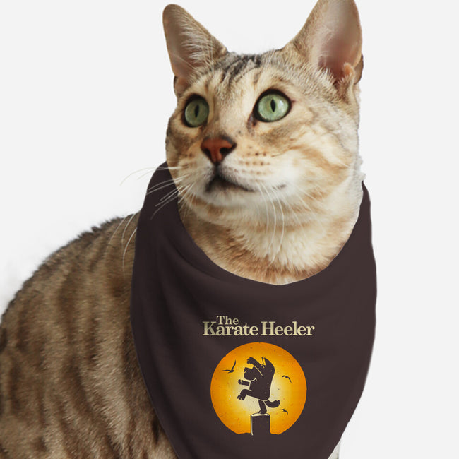 The Karate Heeler-Cat-Bandana-Pet Collar-retrodivision