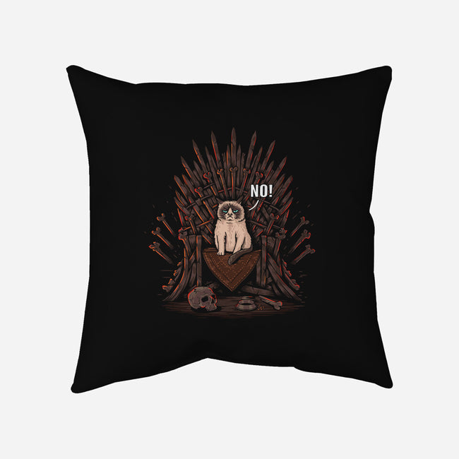 Game Of Grumpy-None-Removable Cover-Throw Pillow-Gamma-Ray