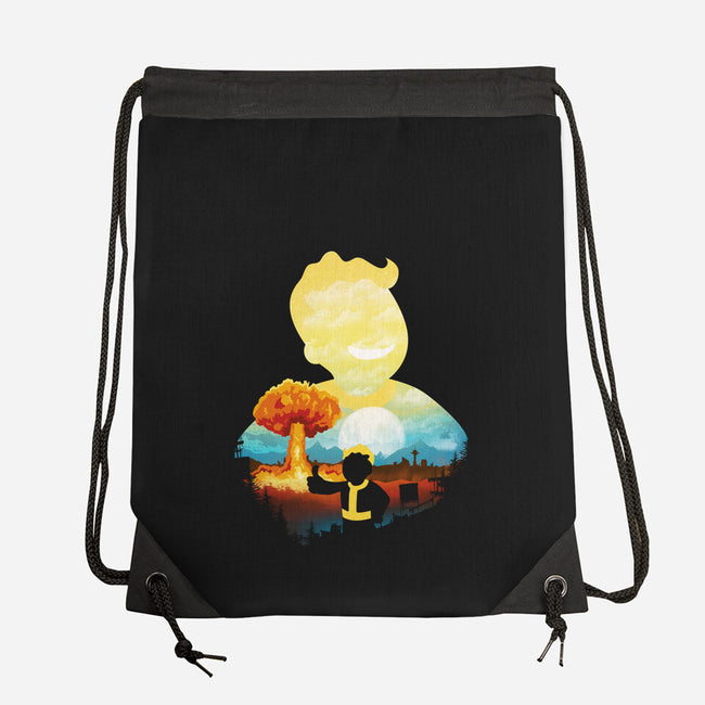 Nuka Landscape-None-Drawstring-Bag-dandingeroz