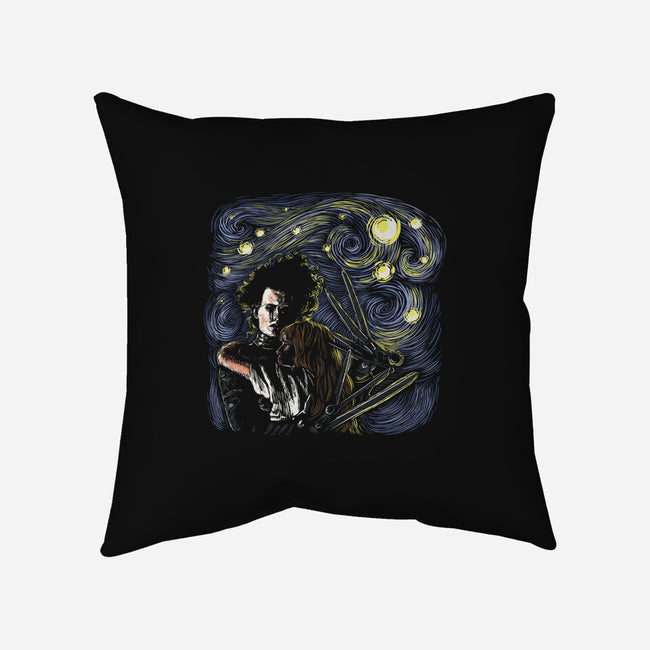 Starry Scissorhands-None-Removable Cover w Insert-Throw Pillow-zascanauta