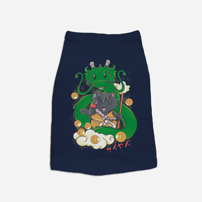 Saiyan Maneki Neko-Cat-Basic-Pet Tank-ellr