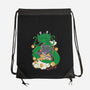 Saiyan Maneki Neko-None-Drawstring-Bag-ellr