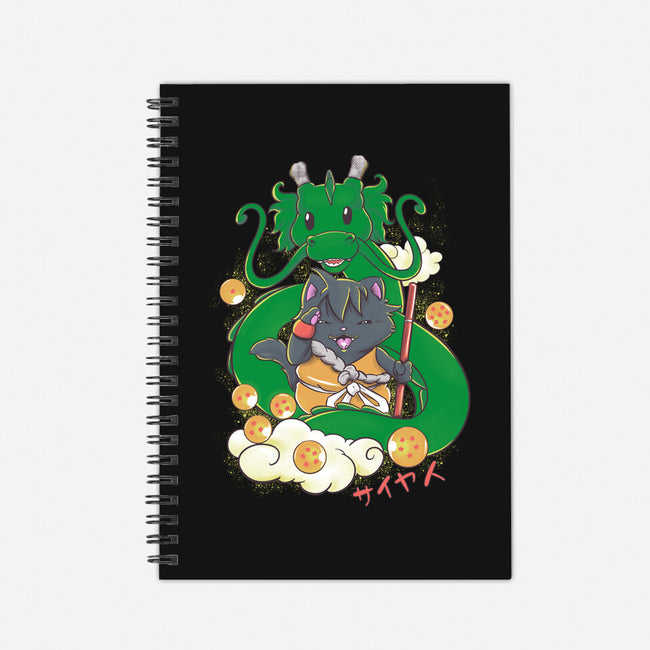 Saiyan Maneki Neko-None-Dot Grid-Notebook-ellr