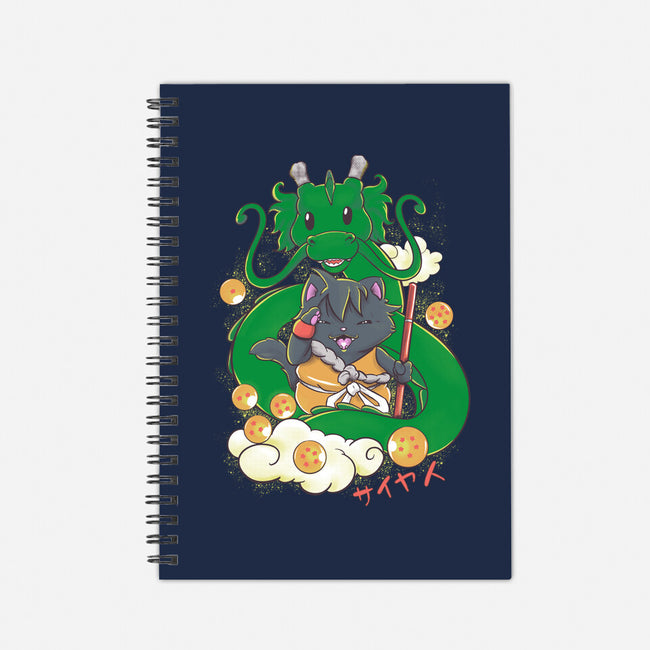 Saiyan Maneki Neko-None-Dot Grid-Notebook-ellr