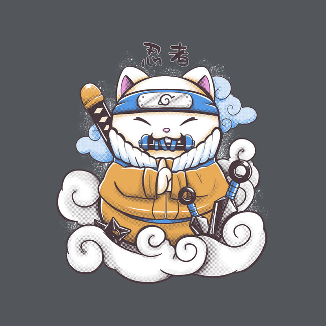 Ninja Maneki Neko-Unisex-Crew Neck-Sweatshirt-ellr