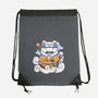 Ninja Maneki Neko-None-Drawstring-Bag-ellr