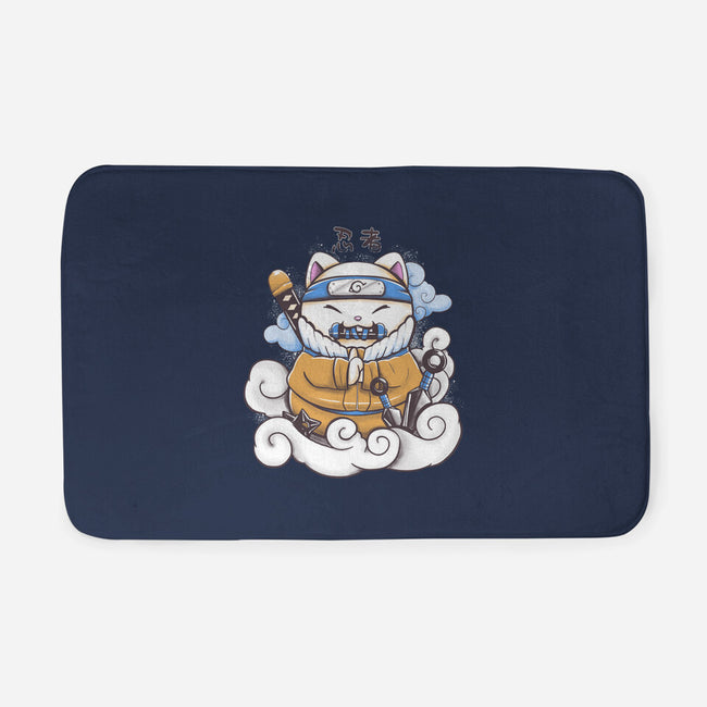 Ninja Maneki Neko-None-Memory Foam-Bath Mat-ellr