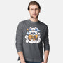 Ninja Maneki Neko-Mens-Long Sleeved-Tee-ellr