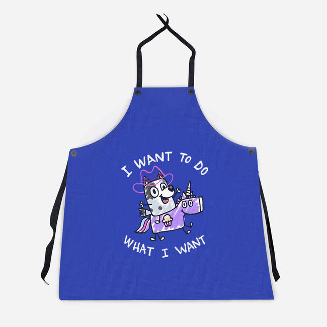 Hello Chaos-Unisex-Kitchen-Apron-Wenceslao A Romero