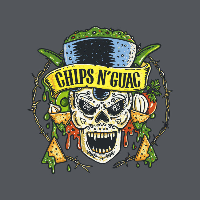 Chips N Guac-Unisex-Kitchen-Apron-Wenceslao A Romero