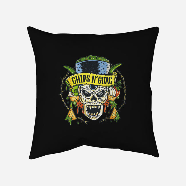 Chips N Guac-None-Non-Removable Cover w Insert-Throw Pillow-Wenceslao A Romero