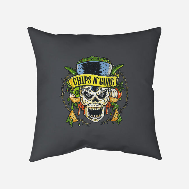 Chips N Guac-None-Removable Cover w Insert-Throw Pillow-Wenceslao A Romero