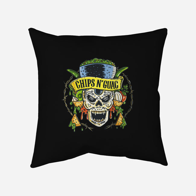 Chips N Guac-None-Removable Cover-Throw Pillow-Wenceslao A Romero
