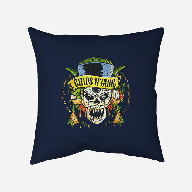 Chips N Guac-None-Removable Cover-Throw Pillow-Wenceslao A Romero