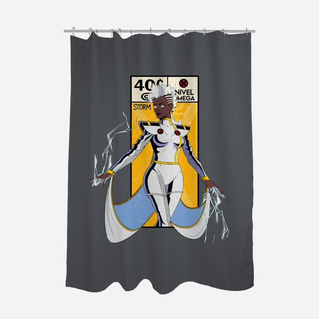 The Fury Of The Storm-None-Polyester-Shower Curtain-AqueleJutsu