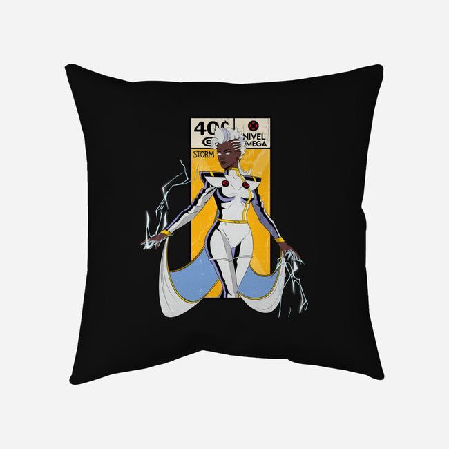 The Fury Of The Storm-None-Non-Removable Cover w Insert-Throw Pillow-AqueleJutsu