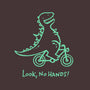 Look No Hands-Unisex-Crew Neck-Sweatshirt-Wenceslao A Romero