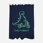 Look No Hands-None-Polyester-Shower Curtain-Wenceslao A Romero