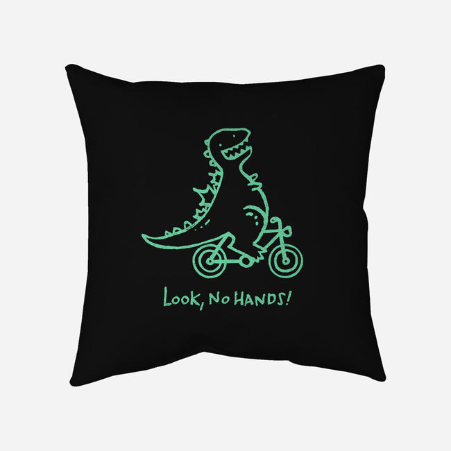 Look No Hands-None-Non-Removable Cover w Insert-Throw Pillow-Wenceslao A Romero