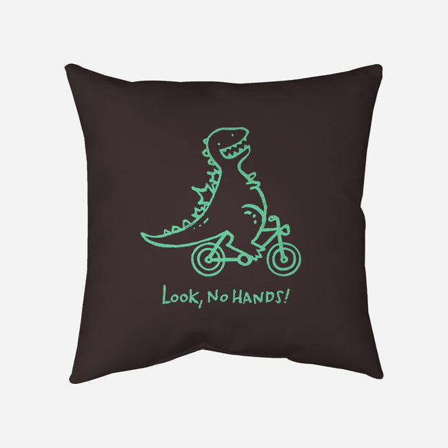 Look No Hands-None-Non-Removable Cover w Insert-Throw Pillow-Wenceslao A Romero