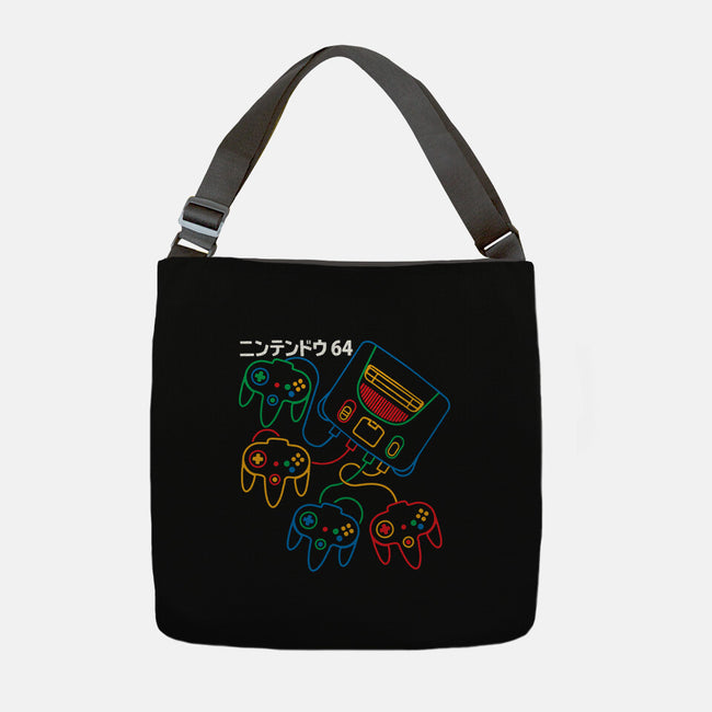 Retro N64-None-Adjustable Tote-Bag-dalethesk8er