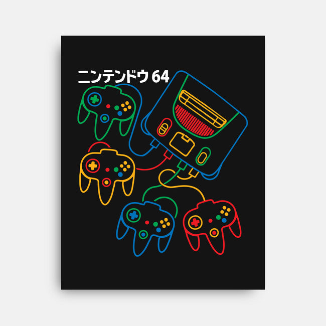 Retro N64-None-Stretched-Canvas-dalethesk8er