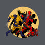 The Adventure Of Deapool And Wolverine-None-Glossy-Sticker-sin9lefighter