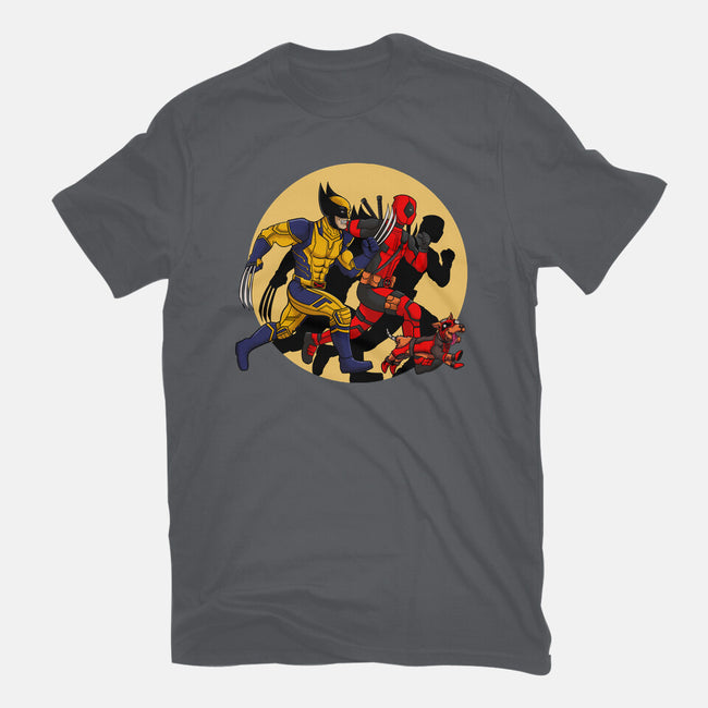 The Adventure Of Deapool And Wolverine-Womens-Fitted-Tee-sin9lefighter