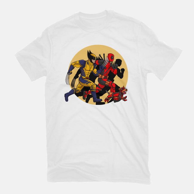 The Adventure Of Deapool And Wolverine-Womens-Fitted-Tee-sin9lefighter