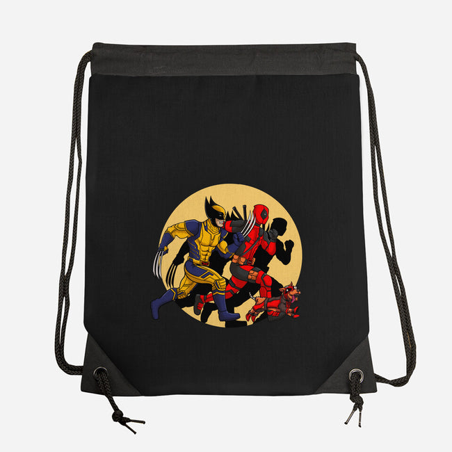 The Adventure Of Deapool And Wolverine-None-Drawstring-Bag-sin9lefighter