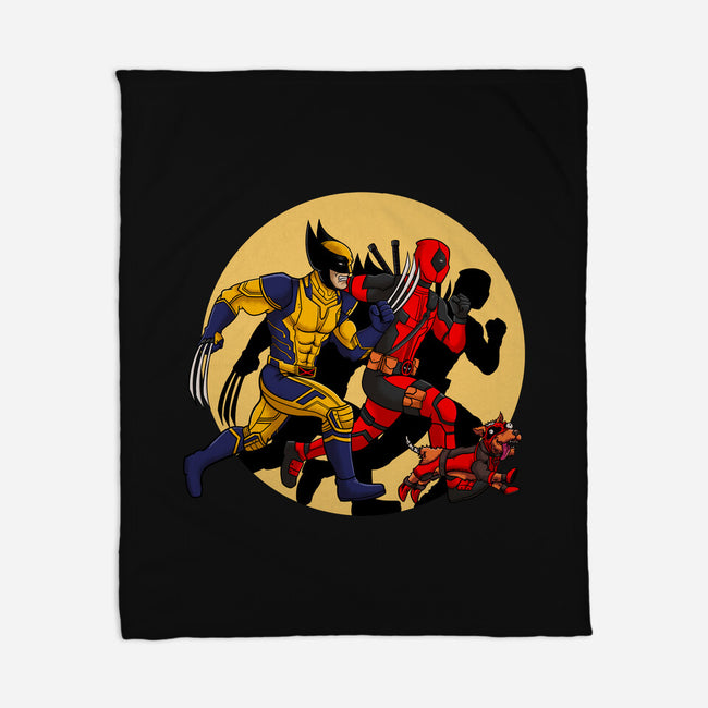 The Adventure Of Deapool And Wolverine-None-Fleece-Blanket-sin9lefighter